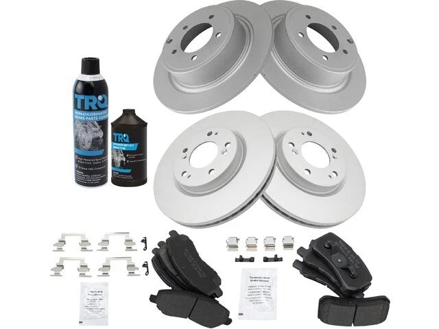 Brake Pad and Rotor Kit for Mitsubishi Lancer (2008–2016) 24514JNPG