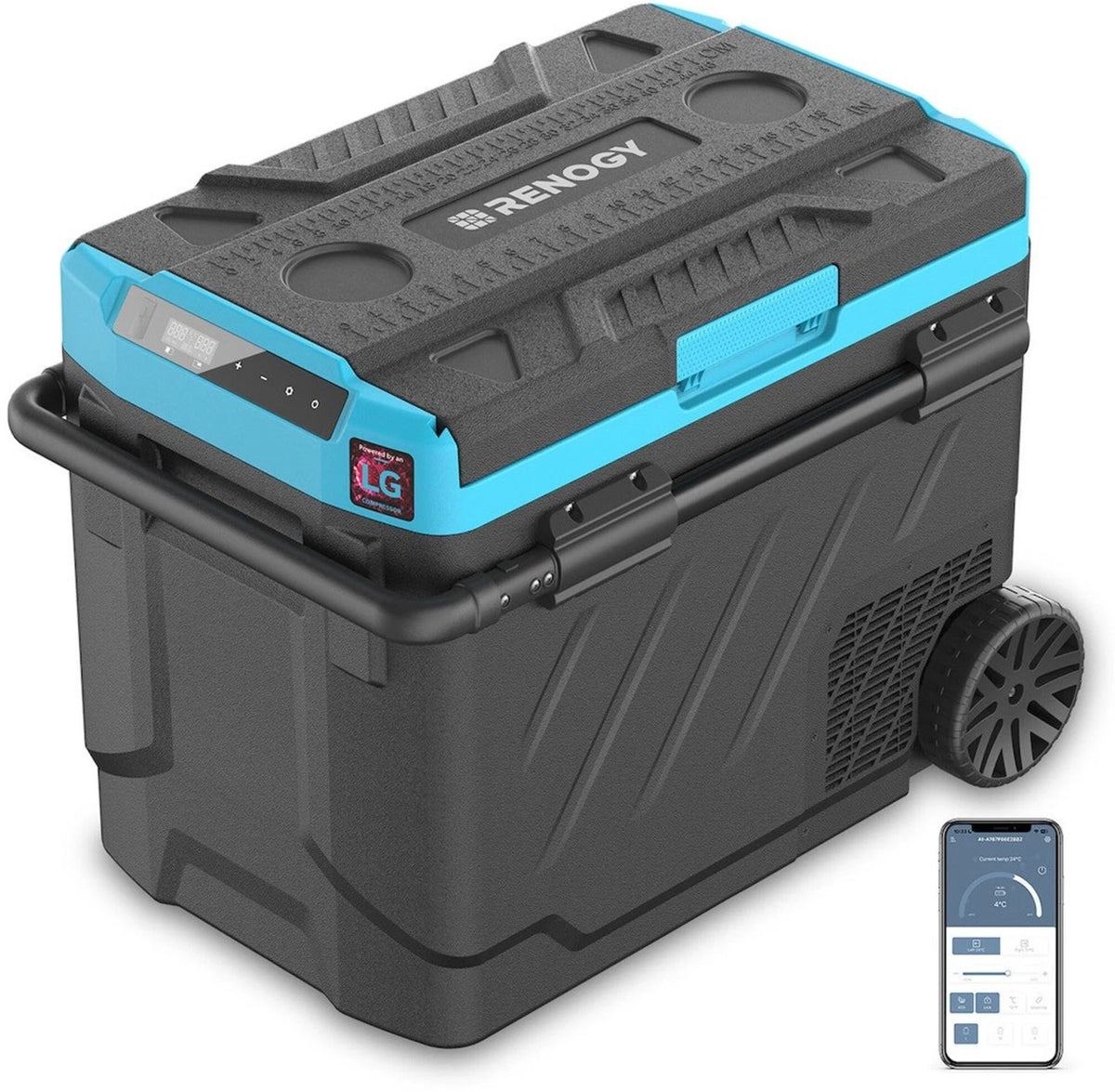 53 Quart Portable Refrigerator for Renogy Dccr50l-g1-us