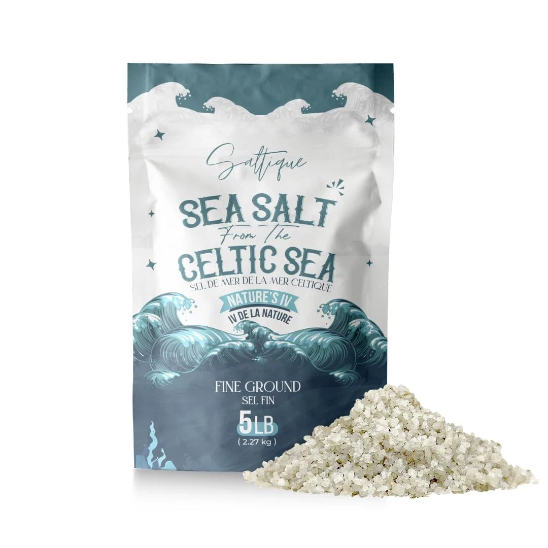 French Grey Sea Salt for Culinary Use (8 Ounce Pack)