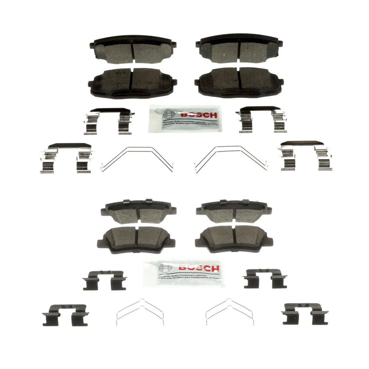 Bosch Quietcast Ceramic Disc Brake Pad Kit for Kia Forte Soul (2010–2021)