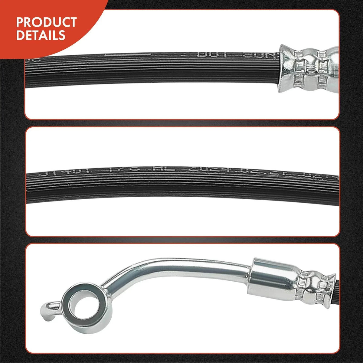 Rear Right Brake Hydraulic Hose for Hyundai Accent, Kia Rio (2017–2023)
