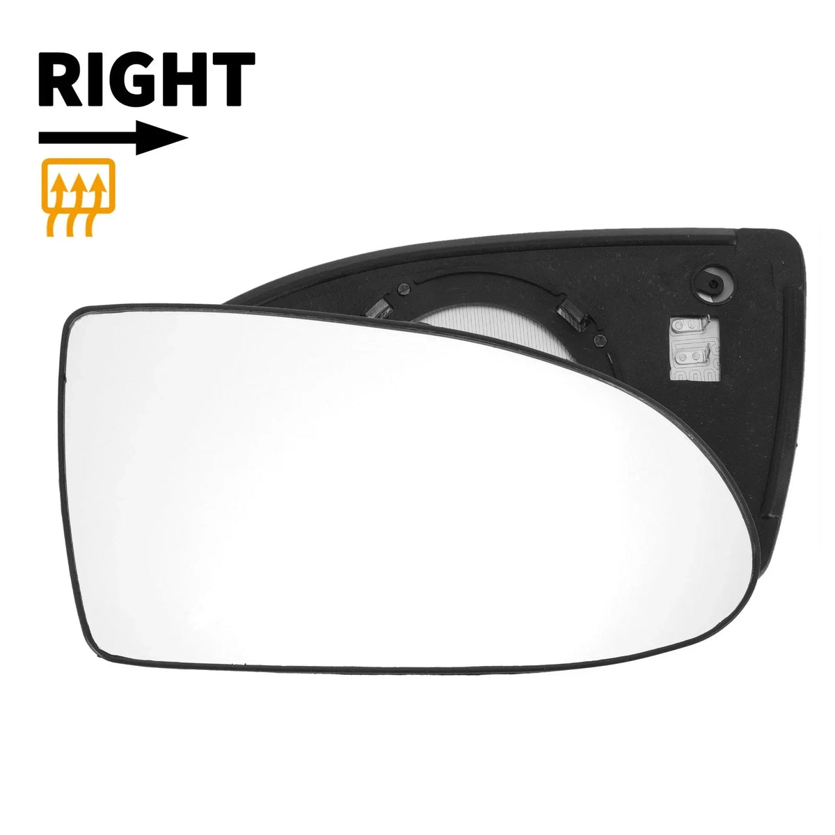 Heated Right Side Mirror Glass for Hyundai Accent (2005–2009)