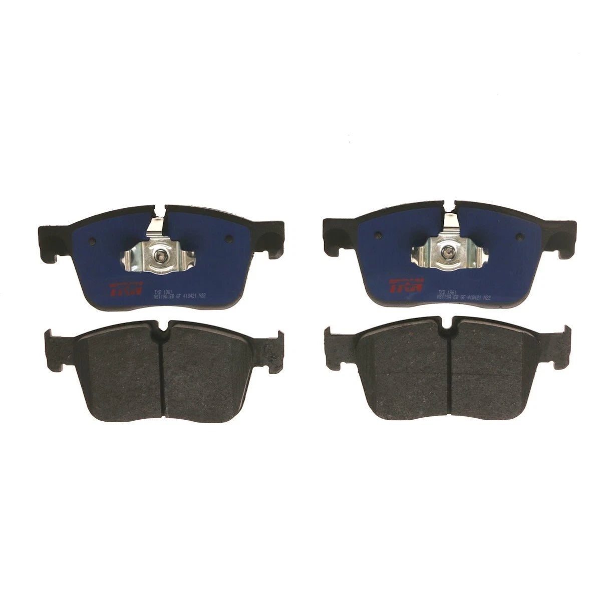 2X Brake Pad Set for Jaguar I-Pace (2019–2020) TXD1861 SSCP1861 J9D1199