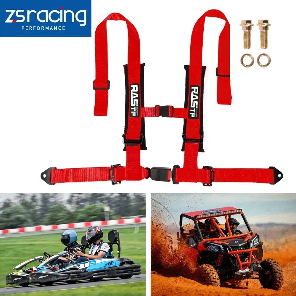4 Point Harness Racing Seat Belt for CanAm X3, YXZ UTV (2017–2023)
