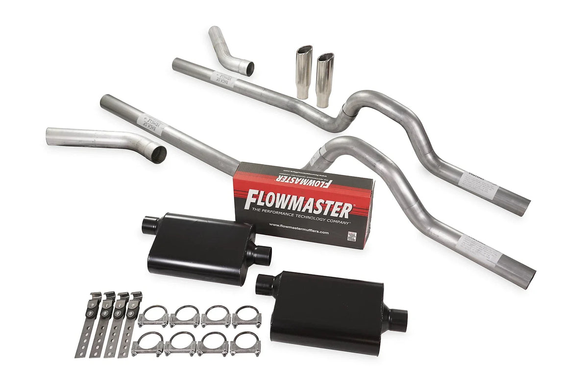 Dual Exhaust Kit 2.5" Flowmaster 40 Series for Ford F-Series (1980–1986)