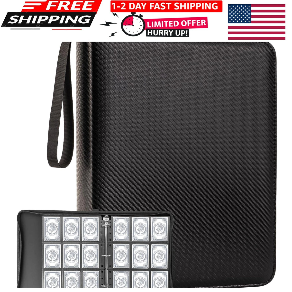 9 Pocket Card Binder for Trading Cards (No Specific Years)