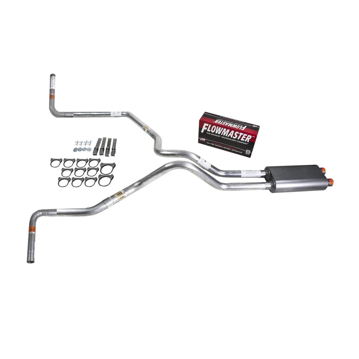 Dual Exhaust Pipe for Tundra (2000–2007) Mandrel Bend Side Exit