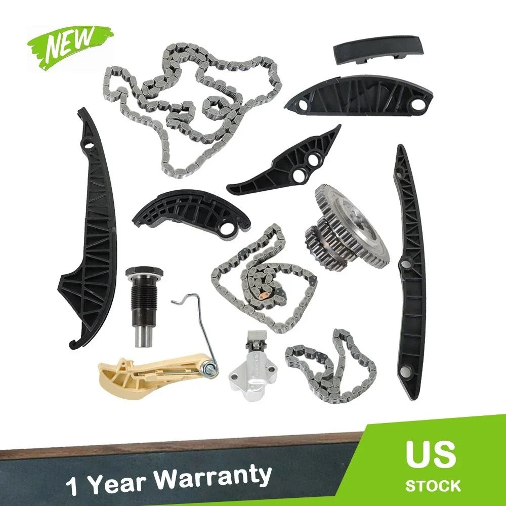 Timing Chain Kit for Volkswagen Beetle Jetta Tiguan Eos CC Audi A3 A4 A5 TT (2006–2019)