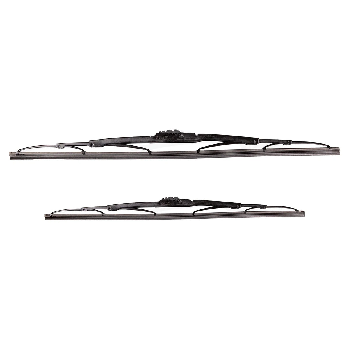 2X Valeo Traditional Titanium Windshield Wiper Blades for