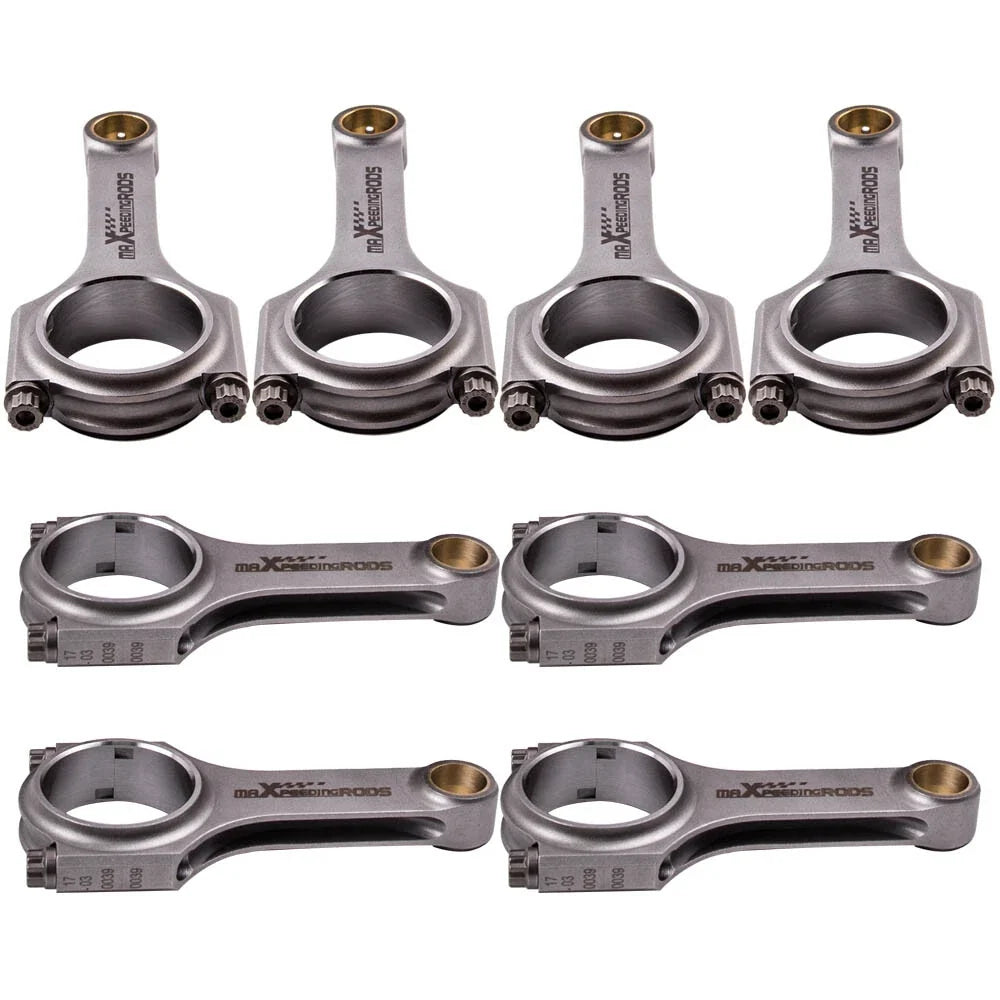 8x H-Beam Connecting Rods for Chevy Small Block SBC (6.000" 2.100" .927") ARP