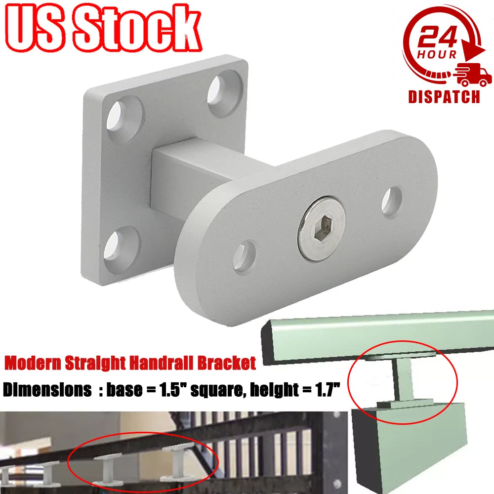 Adjustable Square Hand Rail Bracket for Modern Handrails (2010–2023)