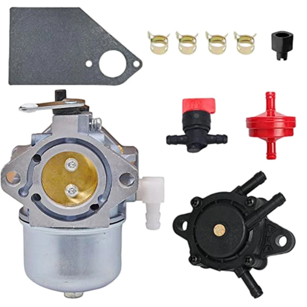 Carburetor Kit with Fuel Pump for General Purpose Lawn Mower