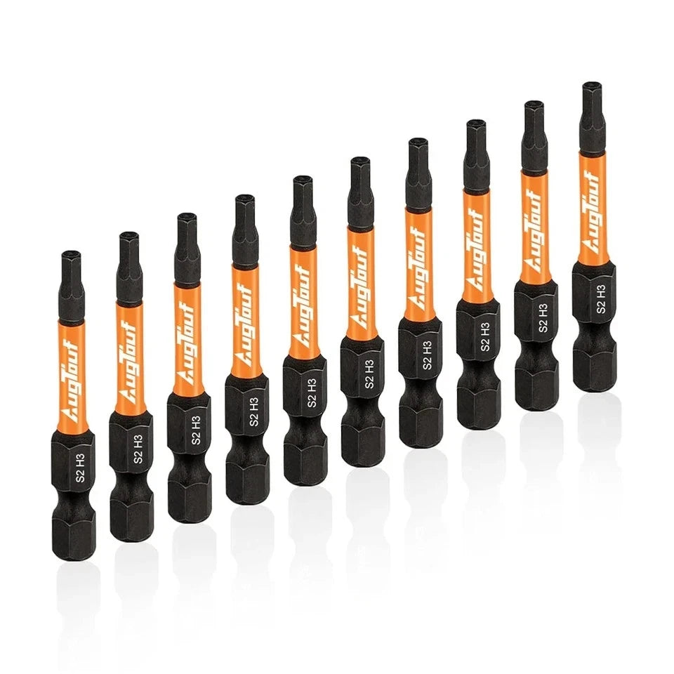 Set of 10 Impact Hex Head Allen Wrench Drill Bits 3mm