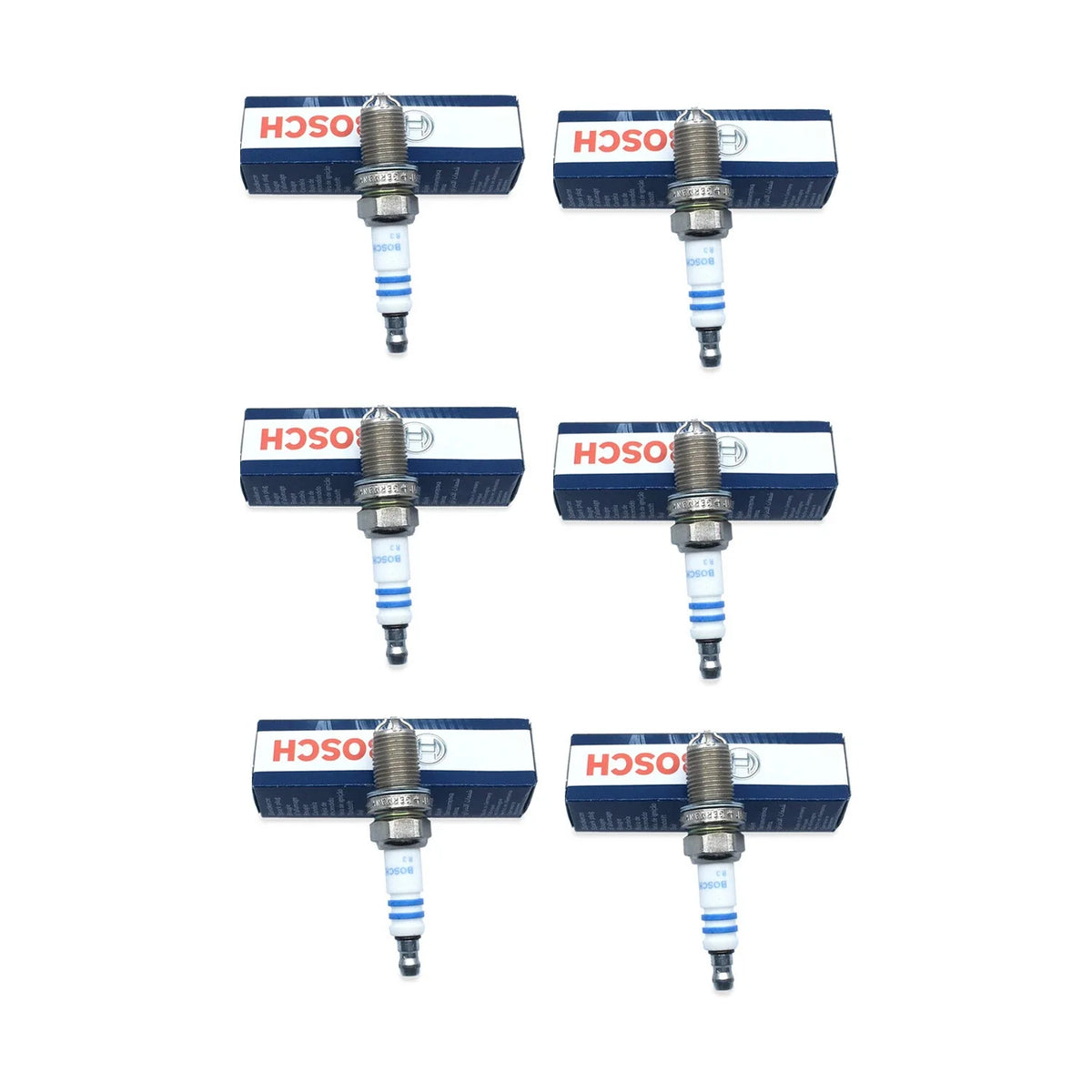 Set of 6 Bosch 4417 Spark Plugs for BMW E34 E36 E39 E46 Z3