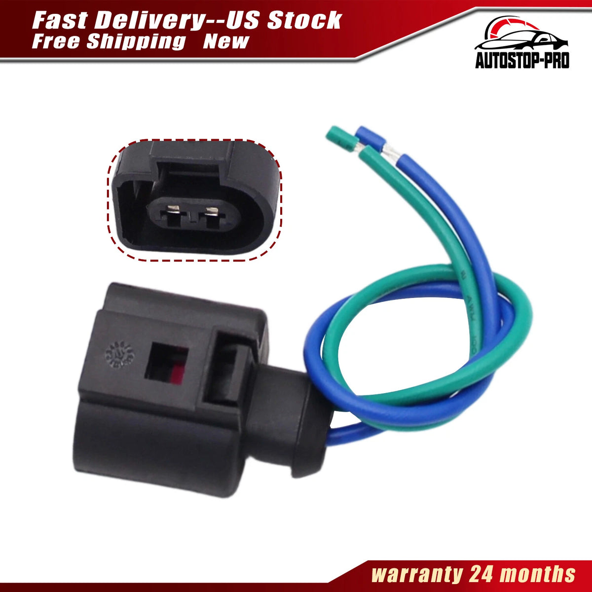 Windshield Motor Front Washer Pump Connector for Cadillac Escalade (2021–2024) 84801575