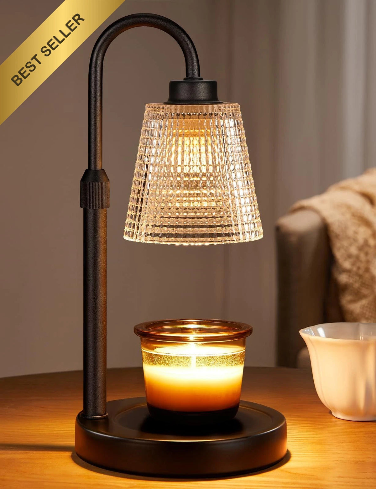 Candle Warmer Lamp with Timer for Home Decor (Adjustable Height)