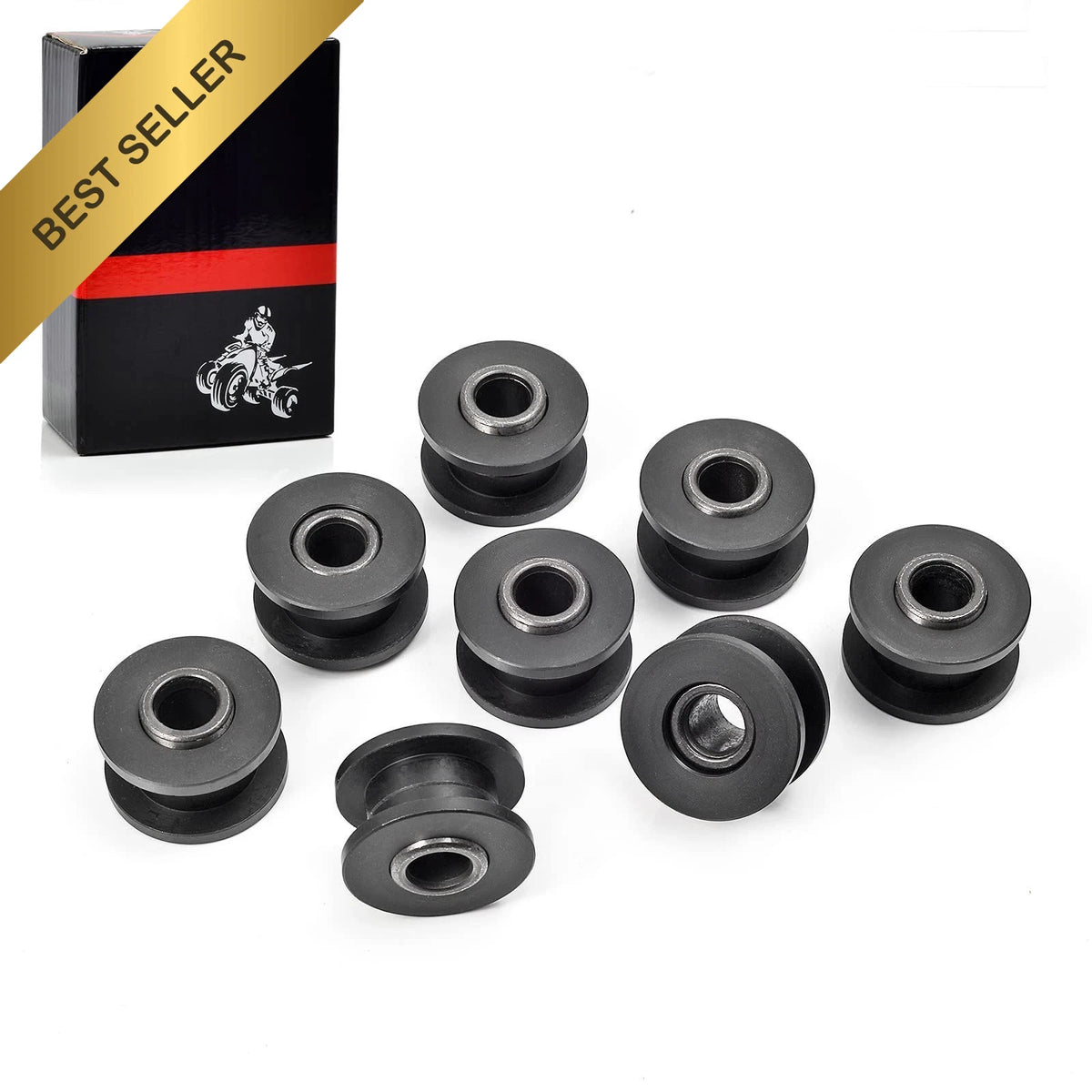 4 Shock Bushing & Bearing Sleeve Kit for Arctic Cat 250-700 (1998–2006)