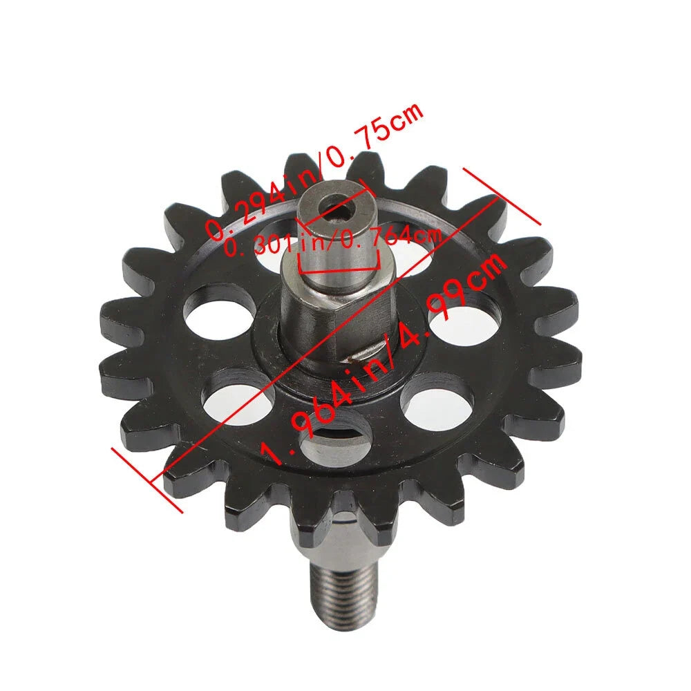 Water Pump Impeller Shaft Gear Kit for Yamaha YZ250F (2001–2023)