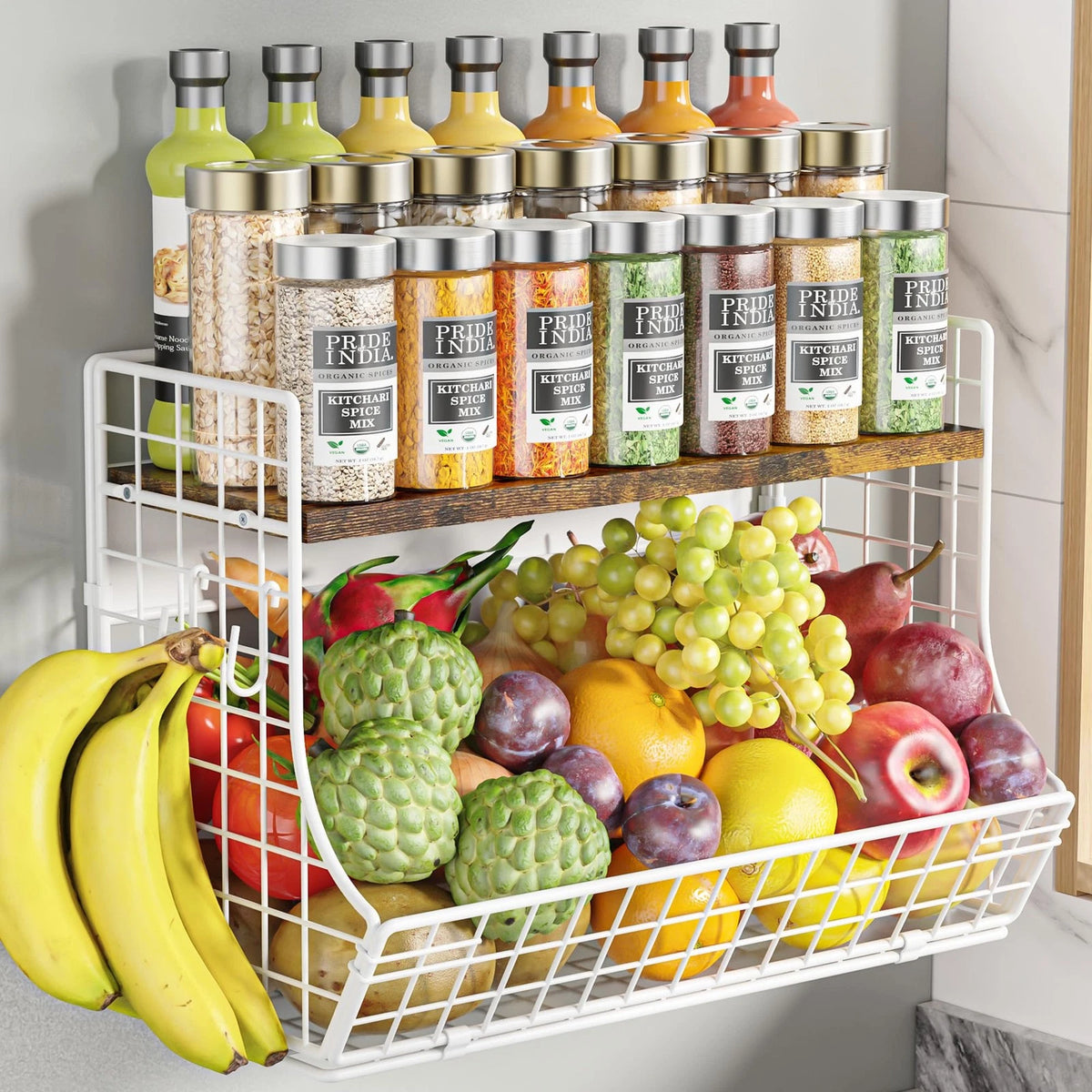 Magnetic Shelf for Fridge with Wood Lid (2010–2023)