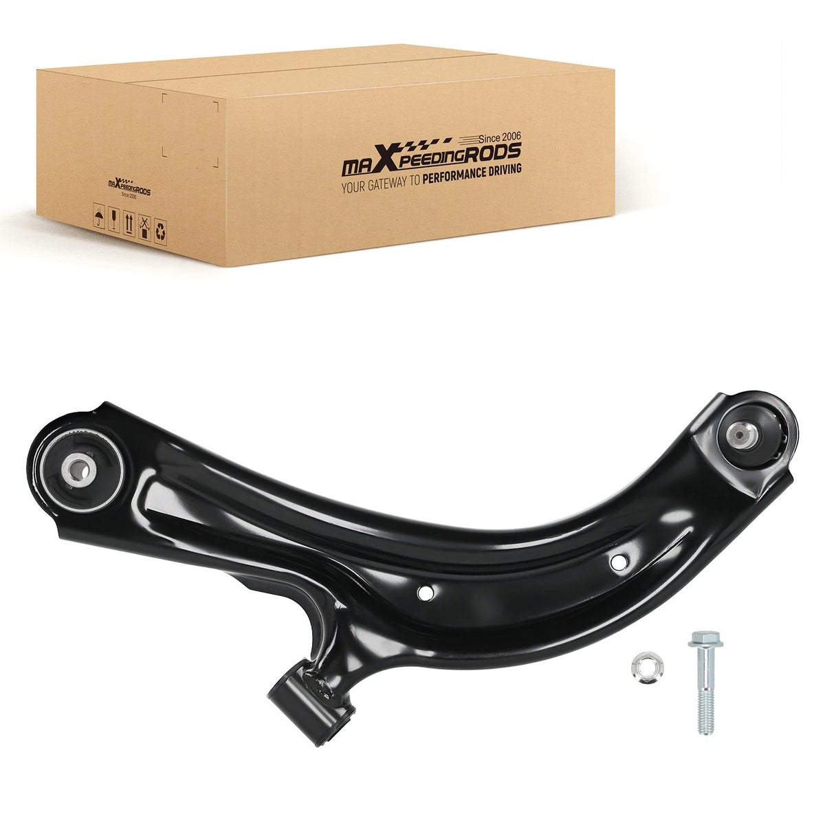 Driver Side Front Lower Control Arm w/ Ball Joint for Nissan Sentra (2013–2019)