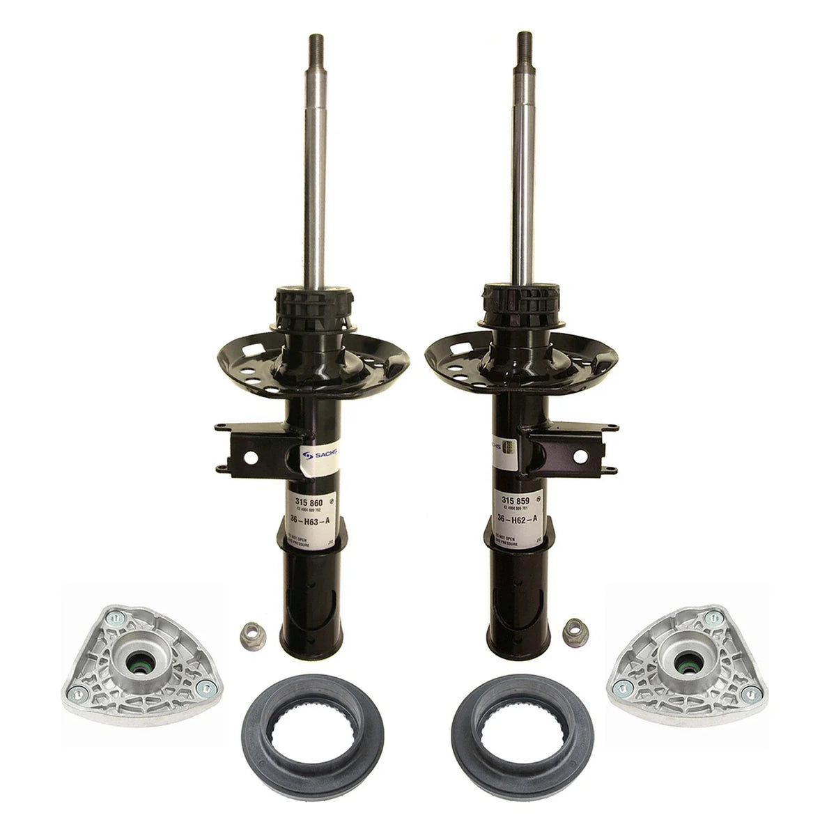 Front Suspension Strut Assembly Mount and Bearing Kit for Mercedes C117 X156 (2013–2020)