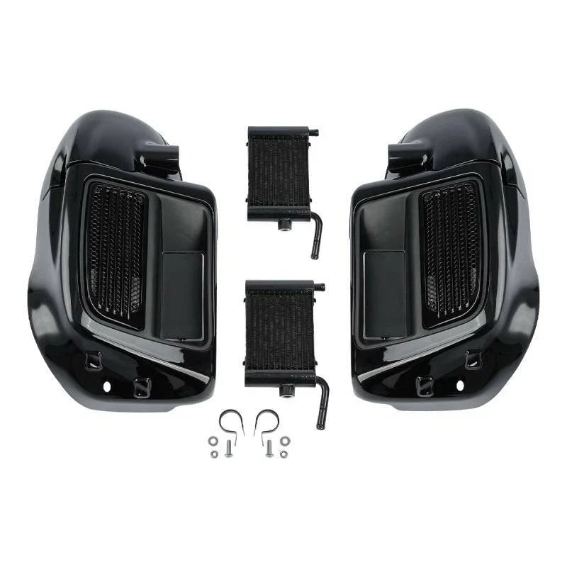 Lower Vented Fairing Water Radiator Cooler for Harley Street Glide (2014–2024)