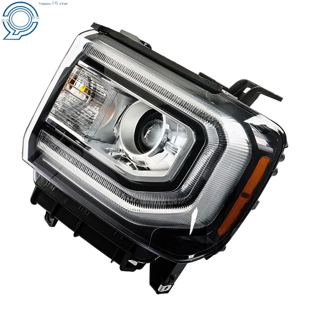 HID Projector Headlights with LED DRL for GMC Sierra 1500 (2016–2018)