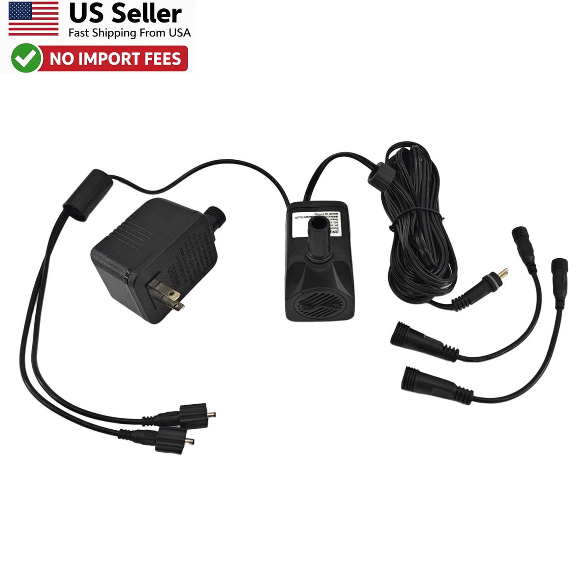 Submersible Water Pump for Various Applications (119GPH, 10W, 12V)