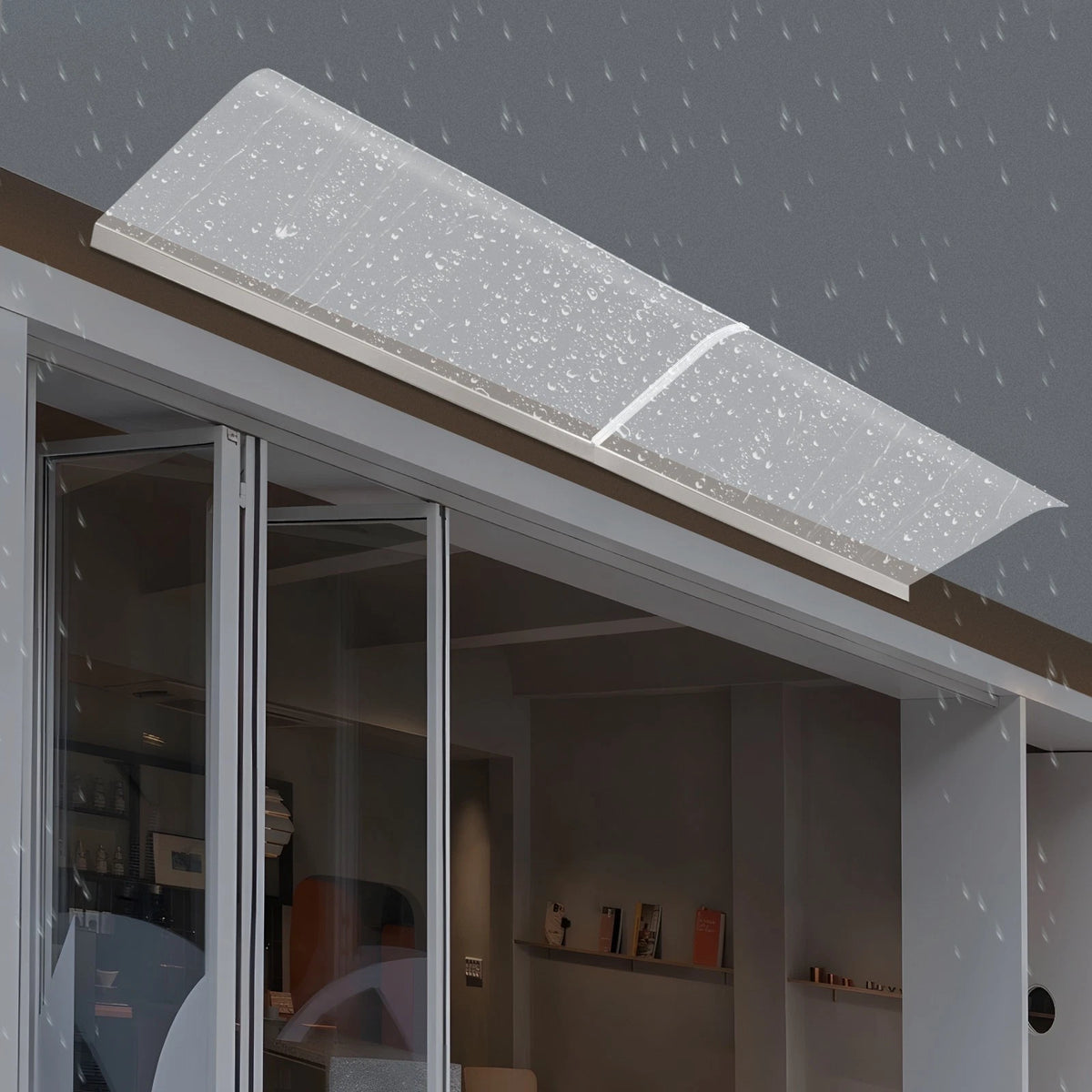 Clear Window Door Awning Canopy for Patio Protection
