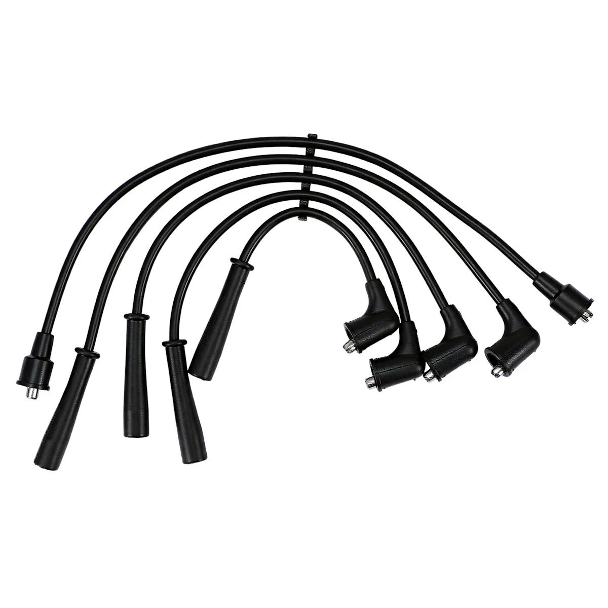 Set of 5 Spark Plug Wires for Mazda B2000 (1971–1984) 18036644, 6714218