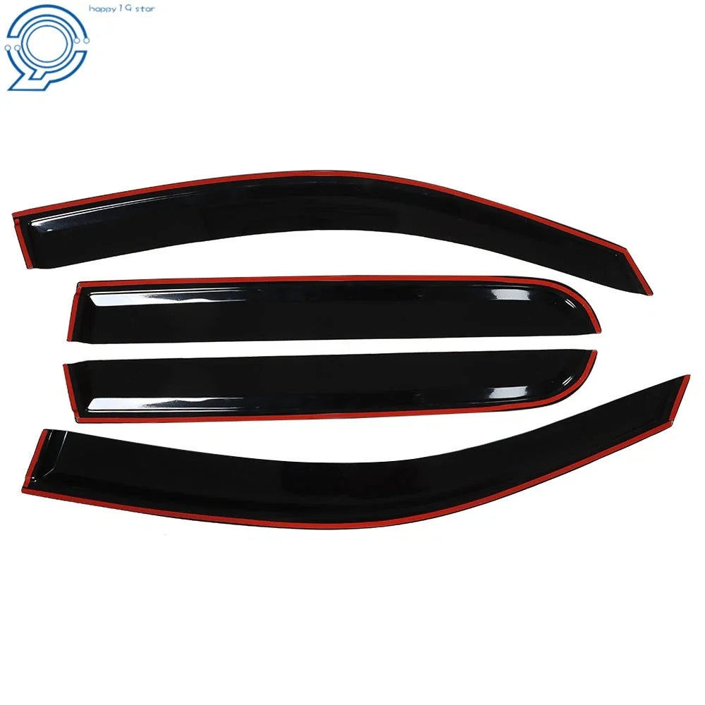 Set of 4 Window Visors for Toyota Hilux (2005–2015)
