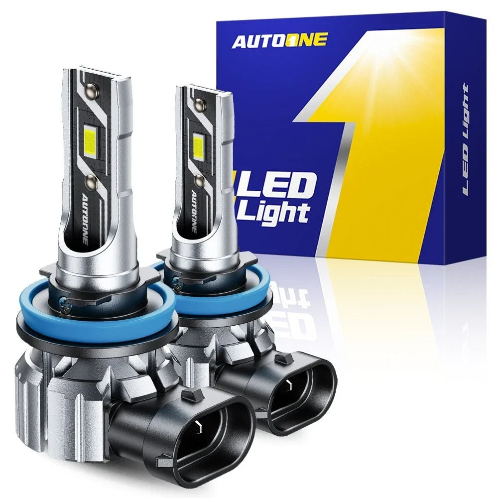 2X H11 LED Headlight Kit Low Beam Bulb 6500K 20000LM for