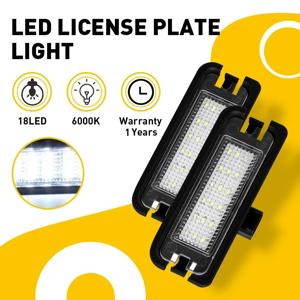 LED License Plate Light Housing for Ford Mustang S550 (2015–2021)