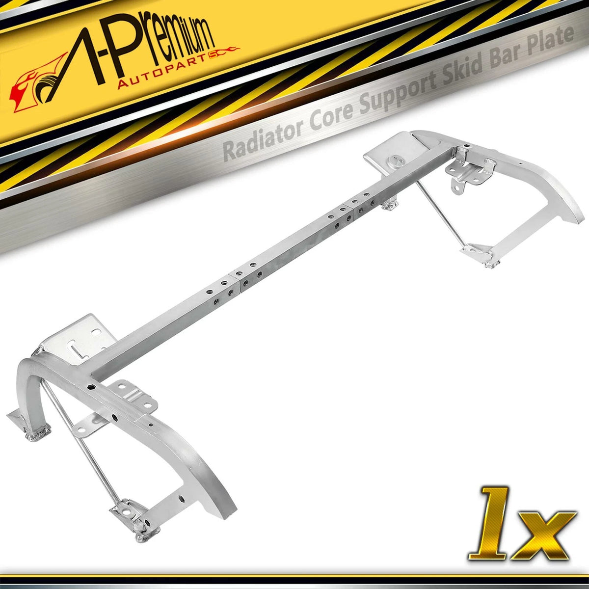 Radiator Core Support Skid Bar Plate w/ Bolts for Chevy Corvette (10400765)