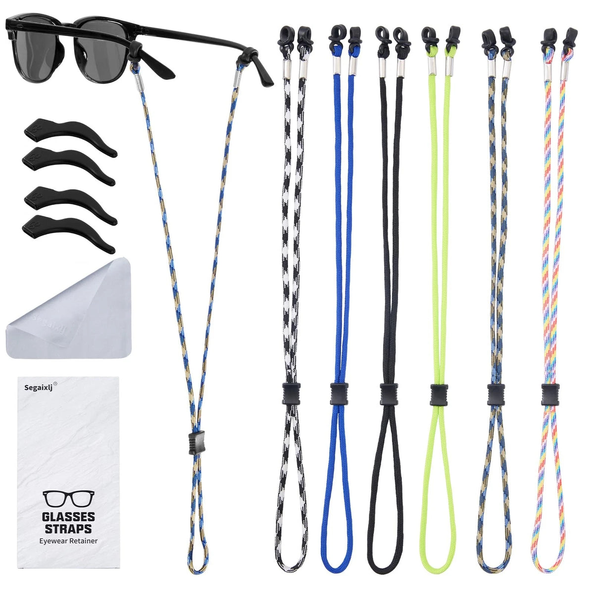 11 Pcs Eyewear Retainer Strap for Glasses (Men Women)