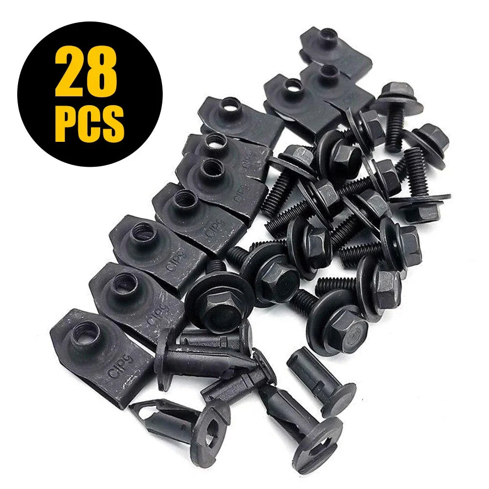 Engine Splash Shield Guard Hardware Kit for Make Model