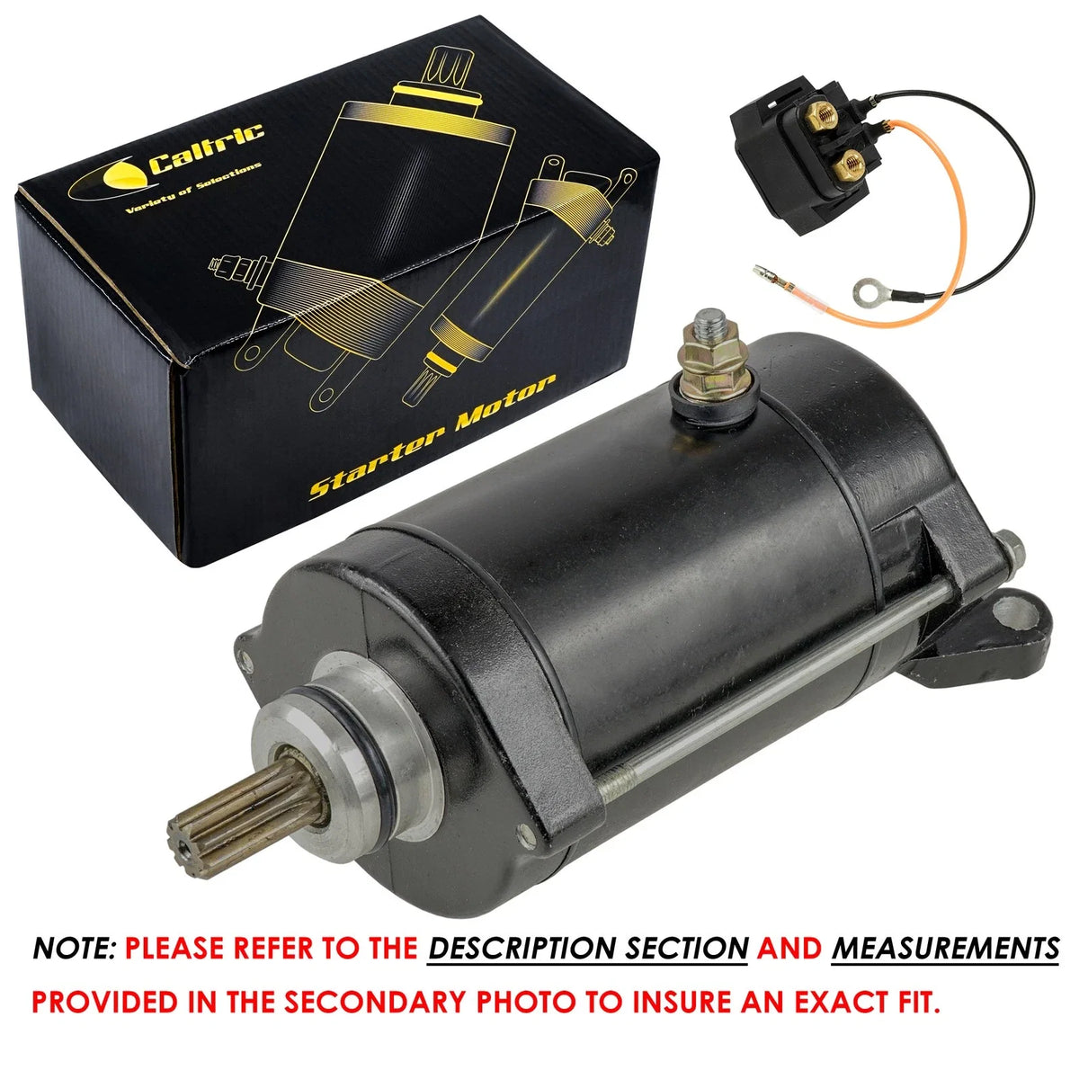 Starter & Solenoid Relay for Yamaha 1200 XLT1200 (2002–2005)