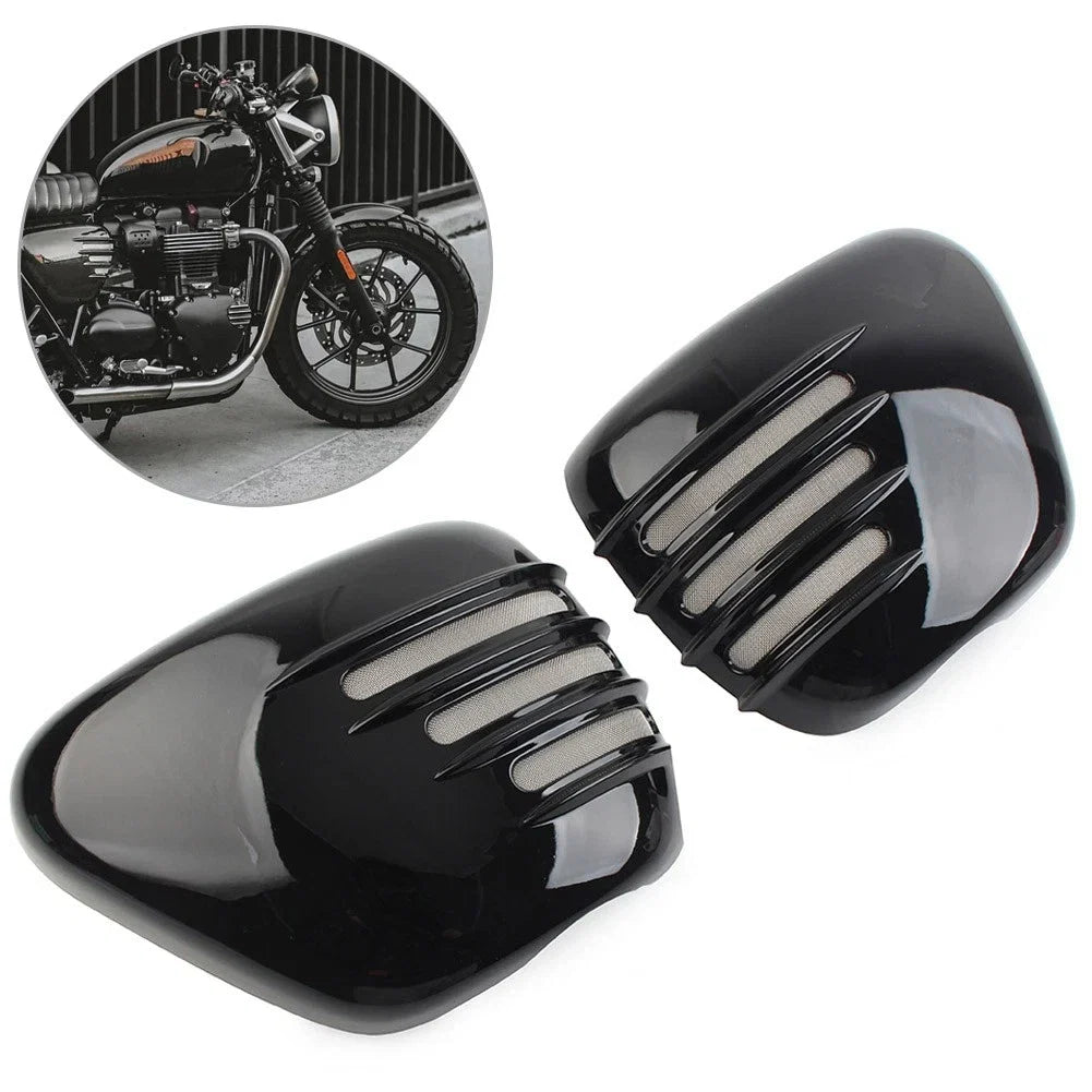 2X Battery Side Covers for T120/T120R (2016–2025) Glossy Black