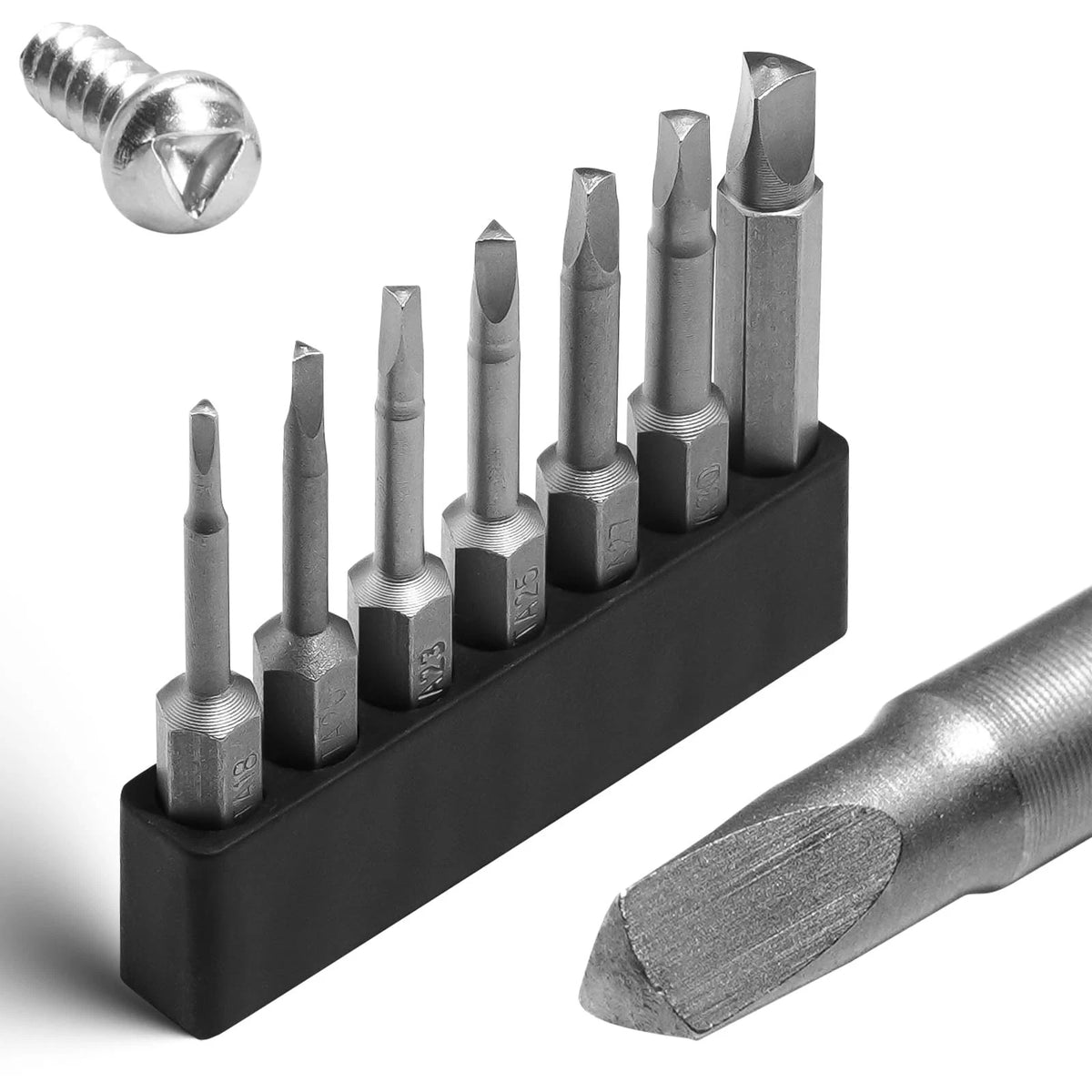 7PCS Triangle Screwdriver Set Bit S2 Alloy Head for Automotive Use