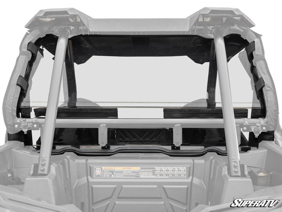 Vented Rear Windshield for Polaris RZR XP 1000 (2014–2023) - Lightly Tinted