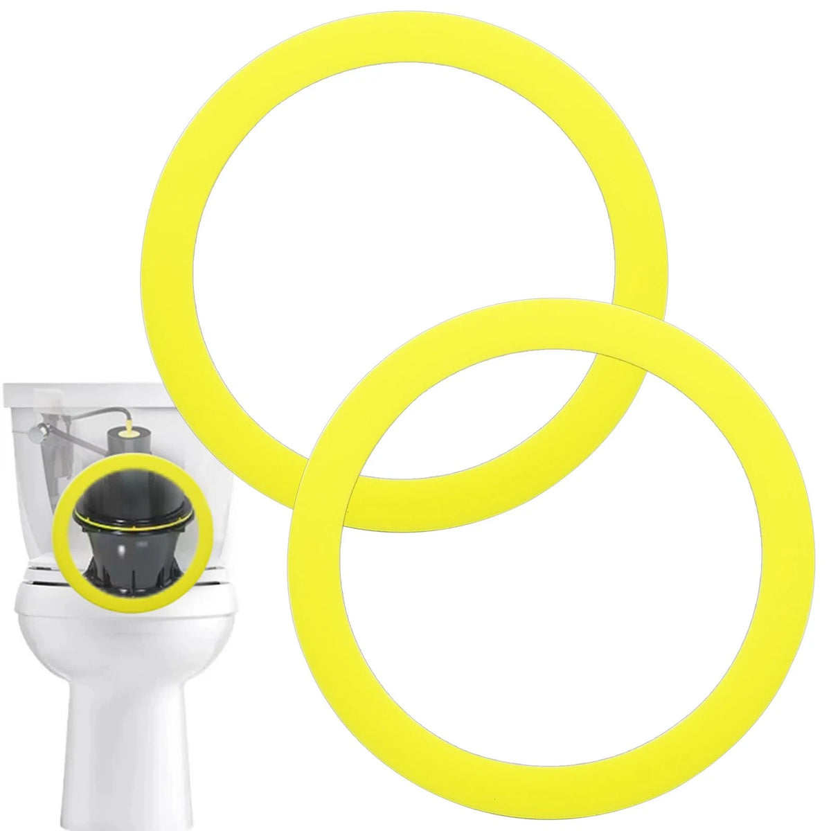 5 Pack Flush Valve Seal for Kohler (3.3 inches, Yellow)