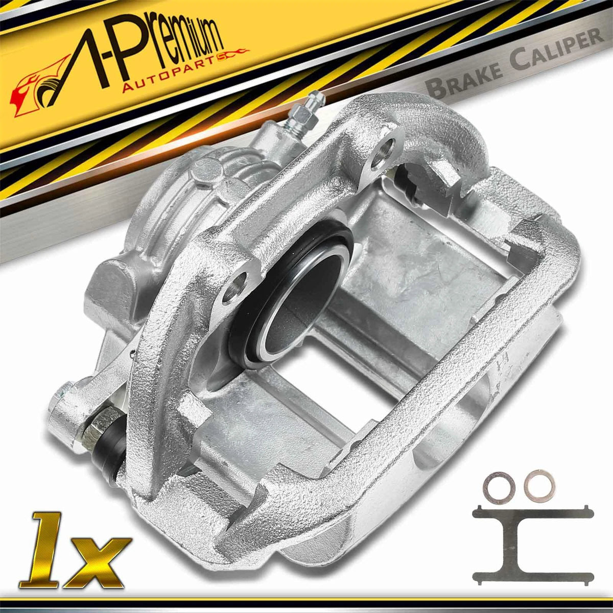 Rear Left Brake Caliper w/ Bracket for Chevy Impala Caprice (1994–1996) 18021517, 18-B4627