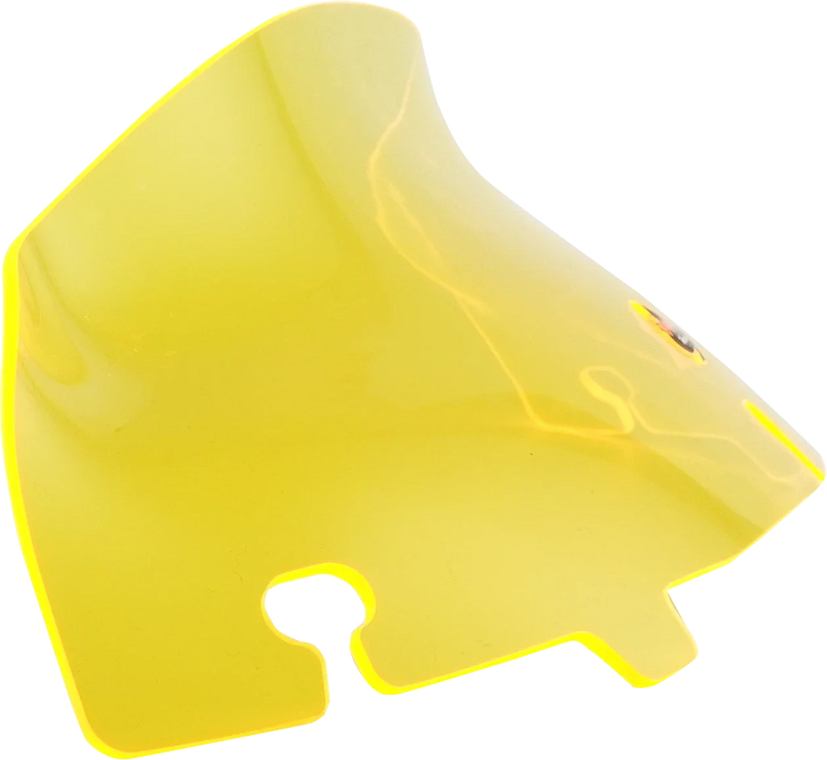 Klock Werks 4" Kolor Flare Windshield for FLH (KWW-01-0649) - Yellow Ice