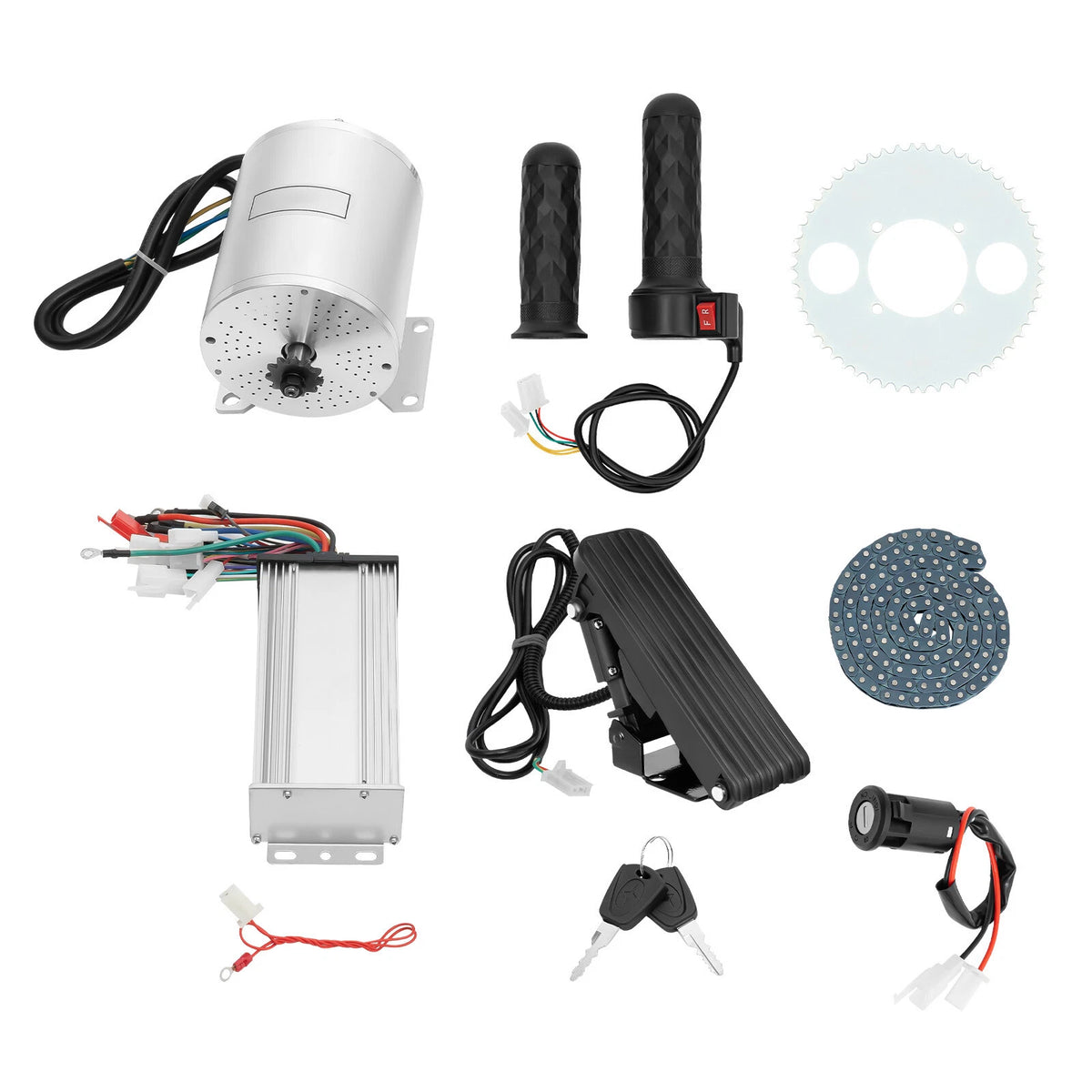 3000W Brushless Motor Kit for Electric Bicycle (48V–72V)