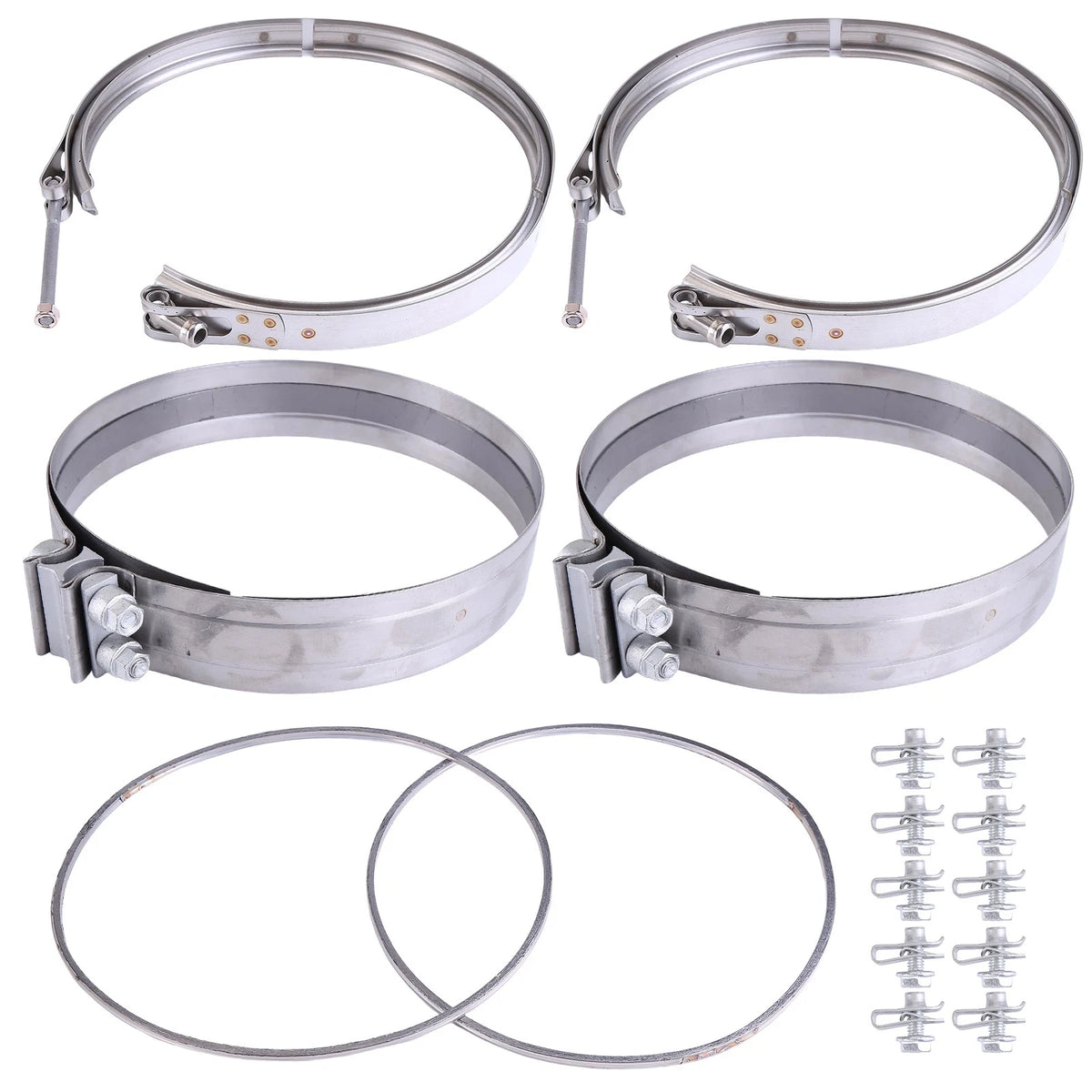 DPF Filter Clamp & Gasket Kit for Detroit Engines (21DD15kit)