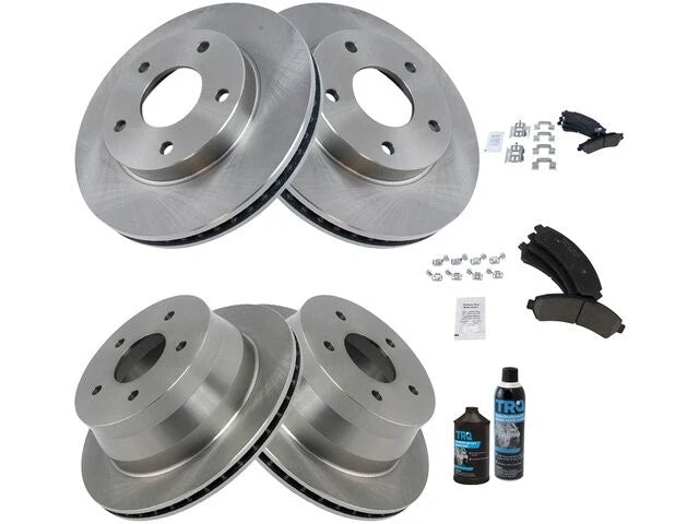 Brake Pad and Rotor Kit for Isuzu Hombre (1998–2000) 93167SMBG