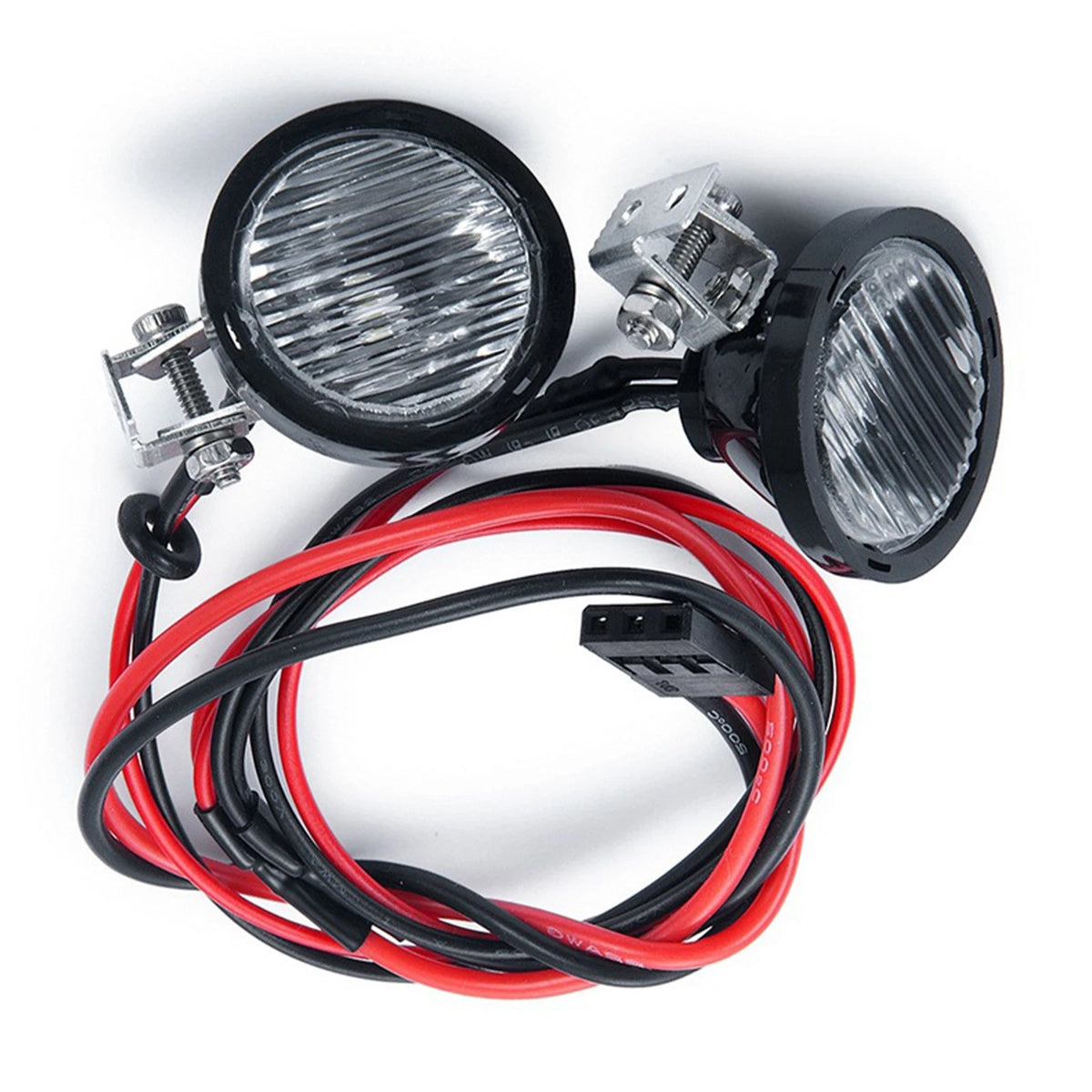 2X Round Headlights for Axial TRX4/6 Redcat RR10 MST 1/10 1/8 RC Car