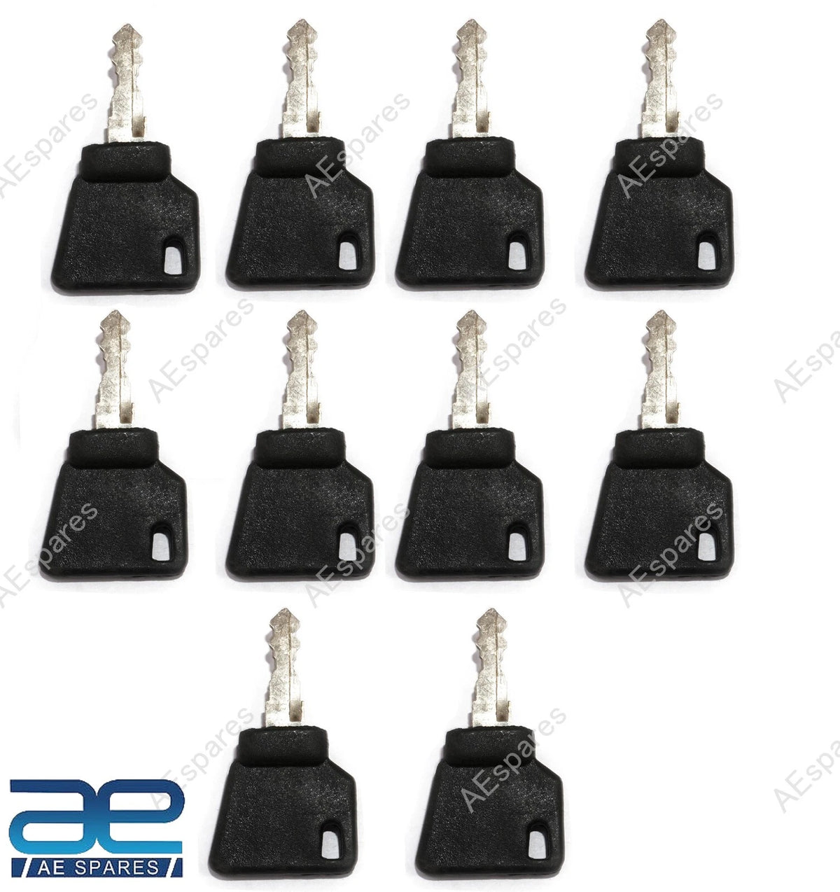 10X Ignition Keys for JCB 3CX (701, 45501)