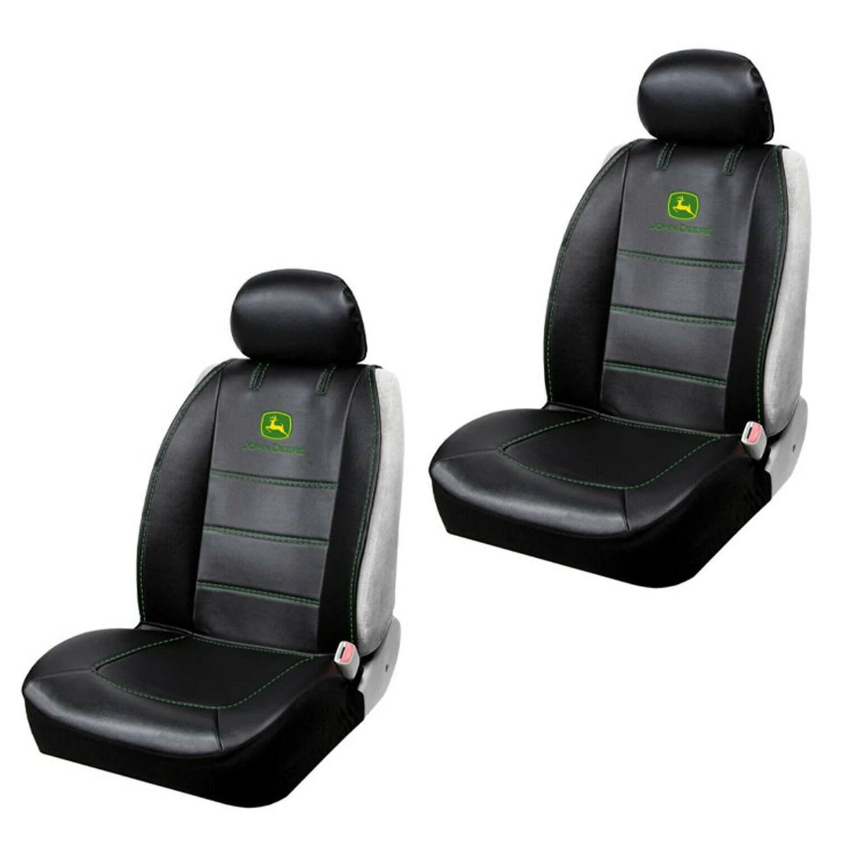 2X Deluxe Vinyl Sideless Seat Covers for John Deere (Licensed)