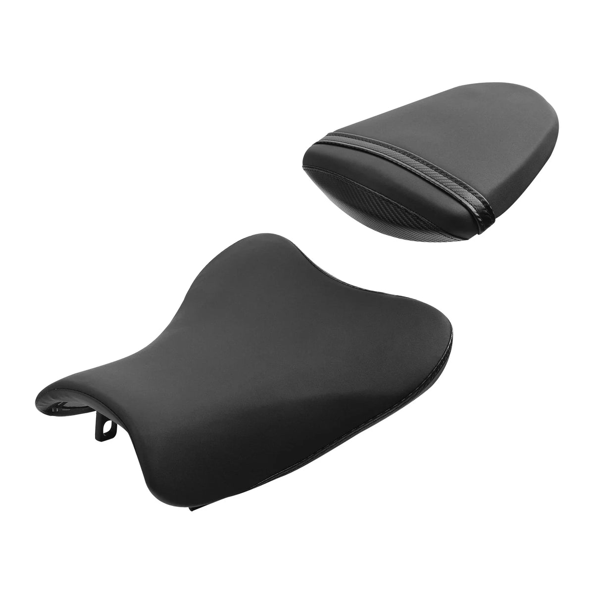 Black Driver & Passenger Seat for Suzuki GSXR1000 (2007–2008)